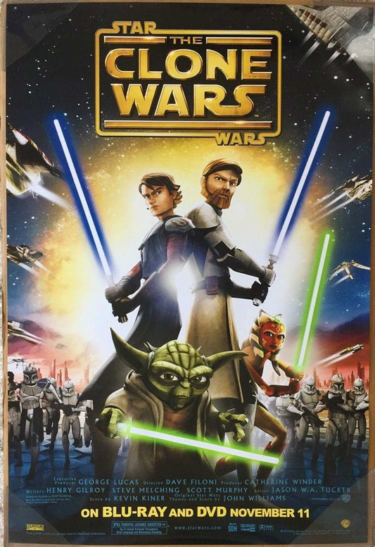 Star Wars: The Clone Wars 2008 | Animated Series Poster | Kids Room Decor - Movies & TV Poster