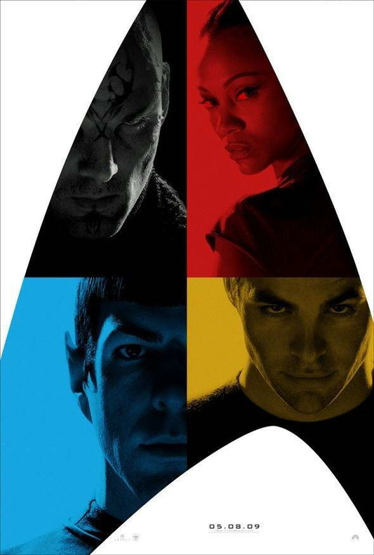 Star Trek 2009 | Kirk Spock Uhura & Nero Stylized Art | J.J. Abrams Film Poster - Movies & TV Poster