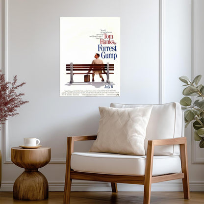 Forrest Gump 1994 | Tom Hanks as Forrest | Classic Movie Poster - Movies & TV Poster