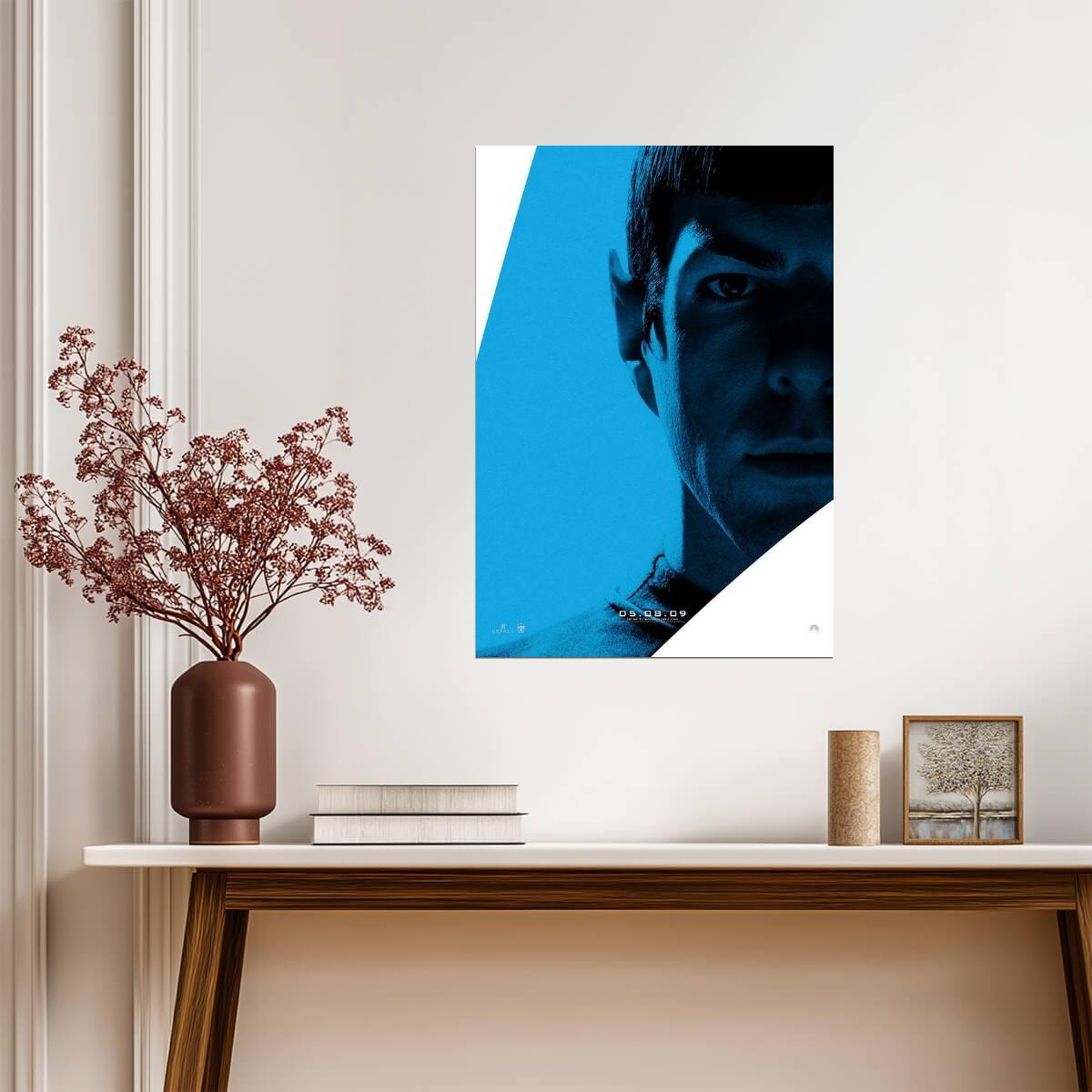Star Trek 2009 | Zachary Quinto as Spock | Sci-Fi Character Poster - Movies & TV Poster