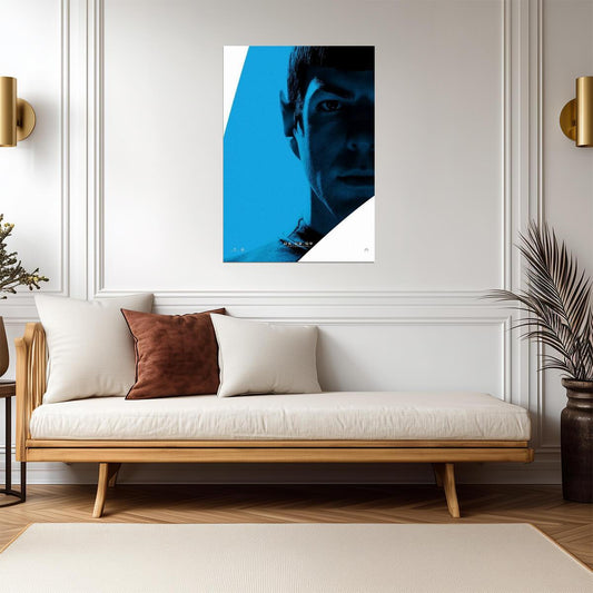 Star Trek 2009 | Zachary Quinto as Spock | Sci-Fi Character Poster - Movies & TV Poster