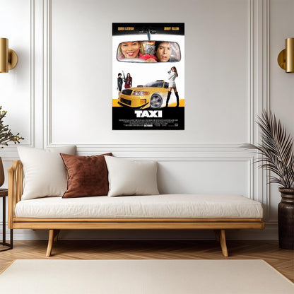 Taxi 2004 | Queen Latifah & Jimmy Fallon | Action Comedy Movie Poster - Movies & TV Poster