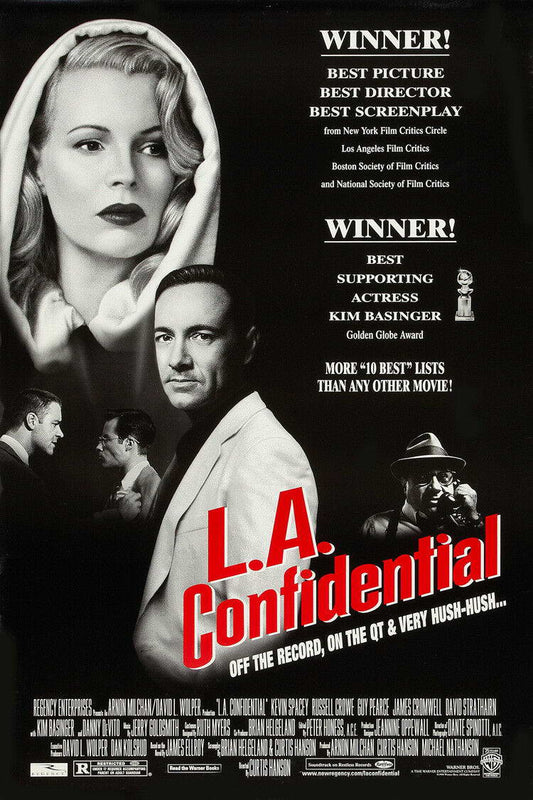 L.A. Confidential | Kim Basinger Golden Globe Winner | Awards Movie Poster - Movies & TV Poster