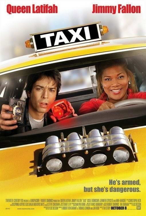 Taxi | Jimmy Fallon & Queen Latifah | Action Comedy Movie Poster - Movies & TV Poster