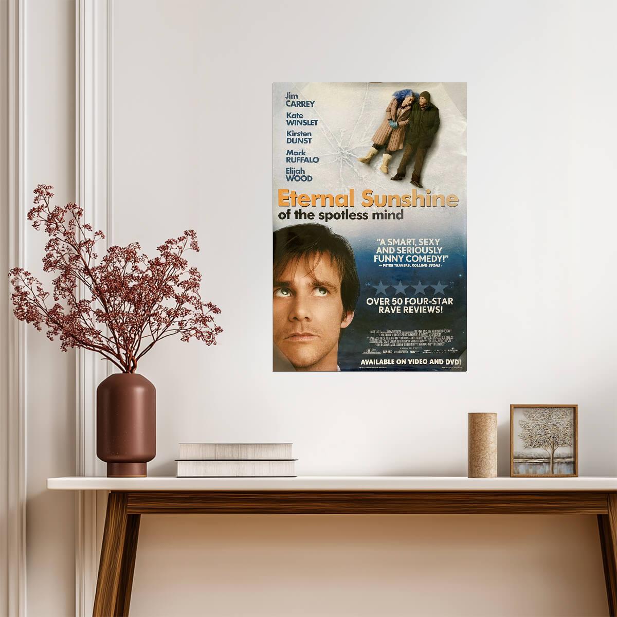 Eternal Sunshine of the Spotless Mind | Romantic Drama Movie Poster | Wall Art Gift - Movies & TV Poster