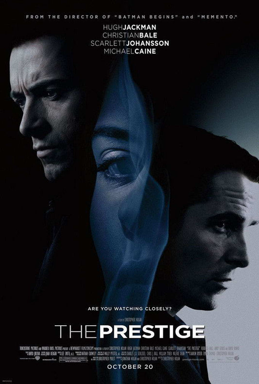 The Prestige | Hugh Jackman & Christian Bale | Christopher Nolan Thriller Poster - Movies & TV Poster