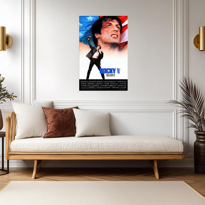 Rocky V 1990 | Sylvester Stallone as Rocky Balboa | Boxing Movie Poster - Movies & TV Poster
