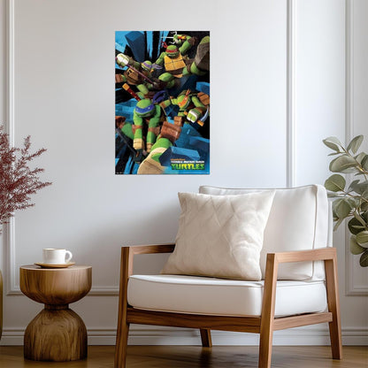 Teenage Mutant Ninja Turtles | Nickelodeon Cartoon Poster | Kids Room Wall Art - Movies & TV Poster