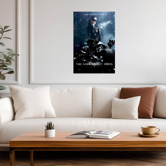 The Dark Knight Rises | Anne Hathaway as Catwoman | Superhero Movie Poster - Movies & TV Poster