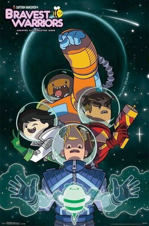 Bravest Warriors Space Adventure | Pendleton Ward Cartoon Poster - Movies & TV Poster