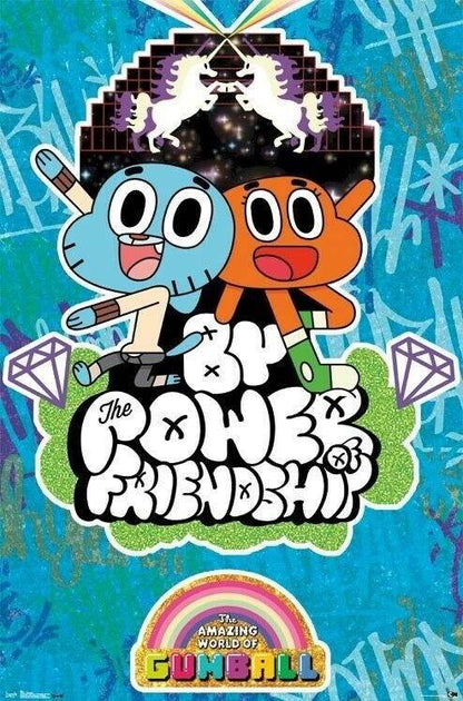 The Amazing World of Gumball | Power of Friendship | Cartoon Network Poster - Movies & TV Poster