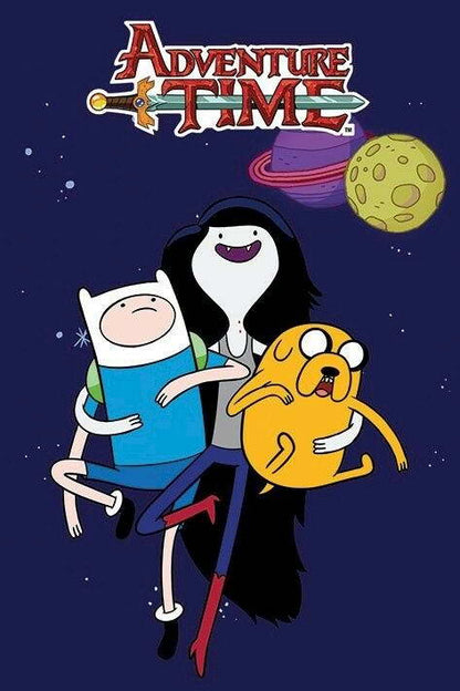 Adventure Time | Marceline the Vampire Queen in Space | Cartoon Poster - Movies & TV Poster