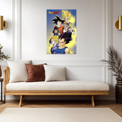 Dragon Ball Z | Goku and the Z Fighters | Shonen Anime Poster - Anime Poster