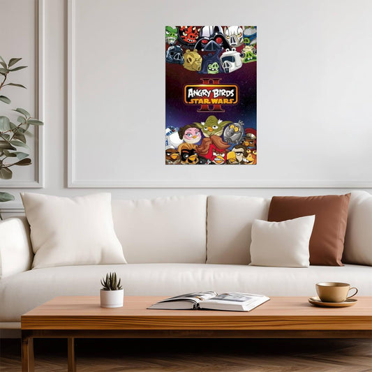 Angry Birds Star Wars II | Good vs Evil Video Game Poster - Video Games Poster