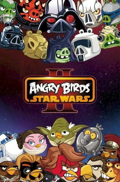 Angry Birds Star Wars II | Good vs Evil Video Game Poster - Video Games Poster