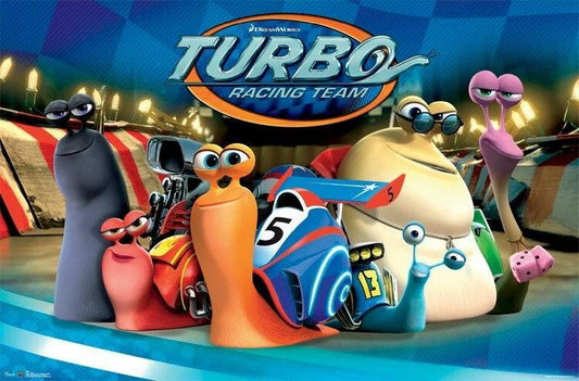 Turbo 2013 | DreamWorks Animated Racing Movie Poster - Movies & TV Poster