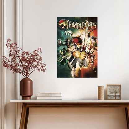 Thundercats | Lion-O & Tygra in Action | 80s Cartoon Poster - Movies & TV Poster