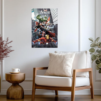 Avengers Assemble | Comics Superhero Team | Action Cartoon Poster - Movies & TV Poster