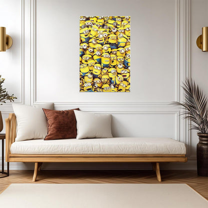 Despicable Me | A Crowd of Minions | Animated Movie Poster - Movies & TV Poster