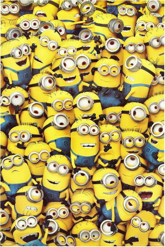 Despicable Me | A Crowd of Minions | Animated Movie Poster - Movies & TV Poster