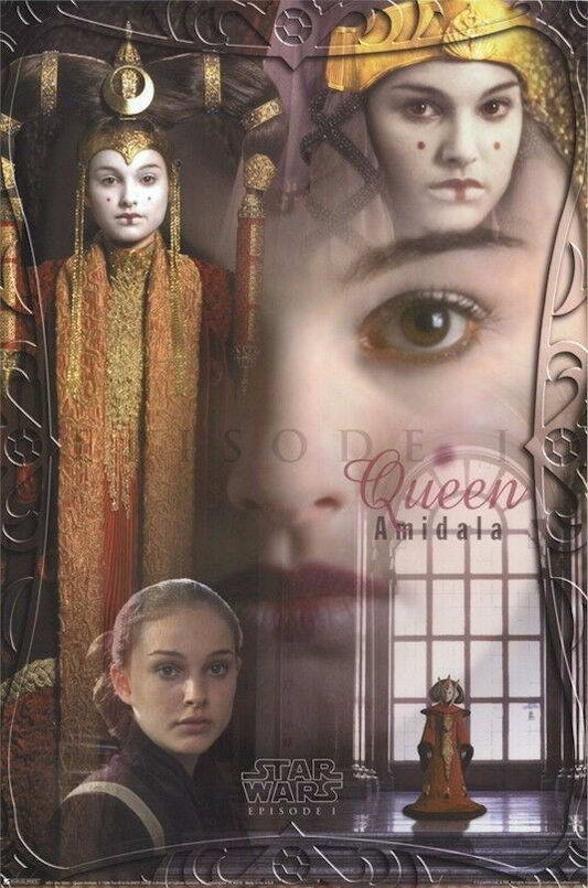 Star Wars: The Phantom Menace | Queen Amidala Portrait Collage | Sci-Fi Movie Poster - Movies & TV Poster