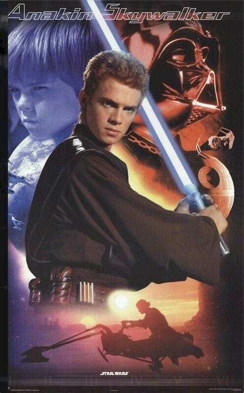 Star Wars: Attack of the Clones | Anakin Skywalker Collage | Sci-Fi Movie Poster - Movies & TV Poster