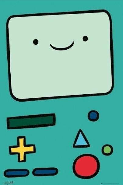 Adventure Time | BMO The Living Video Game | Cartoon Network Poster - Movies & TV Poster