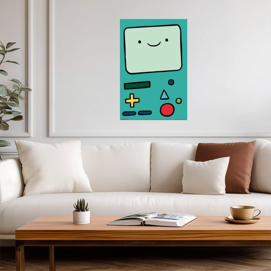 Adventure Time | BMO The Living Video Game | Cartoon Network Poster - Movies & TV Poster