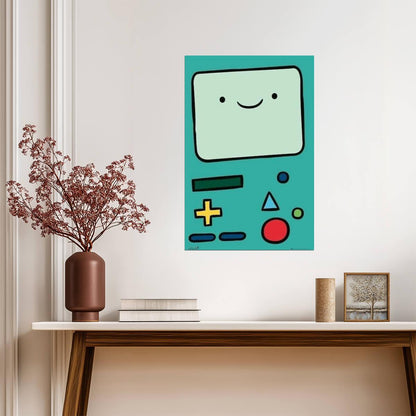 Adventure Time | BMO The Living Video Game | Cartoon Network Poster - Movies & TV Poster