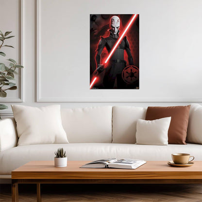 Star Wars Rebels | The Grand Inquisitor with Lightsaber | Animated Series Poster - Movies & TV Poster