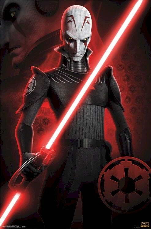 Star Wars Rebels | The Grand Inquisitor with Lightsaber | Animated Series Poster - Movies & TV Poster