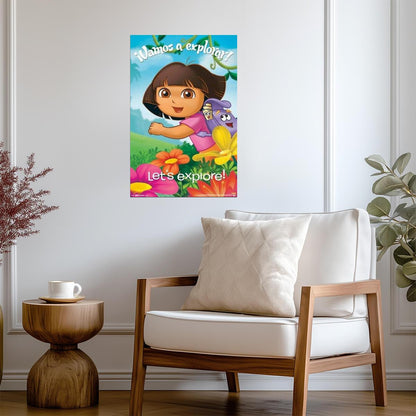 Dora the Explorer | "¡Vámonos a Explorar!" Quote | Nickelodeon Kids Poster - Movies & TV Poster
