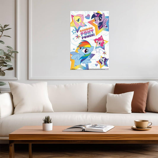 My Little Pony: Friendship Is Magic | Fluttershy Star Power | Kids Cartoon Poster - Movies & TV Poster
