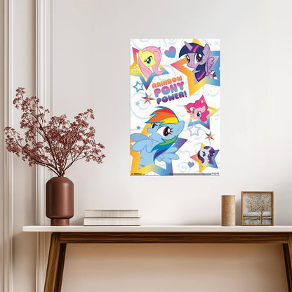My Little Pony: Friendship Is Magic | Fluttershy Star Power | Kids Cartoon Poster - Movies & TV Poster