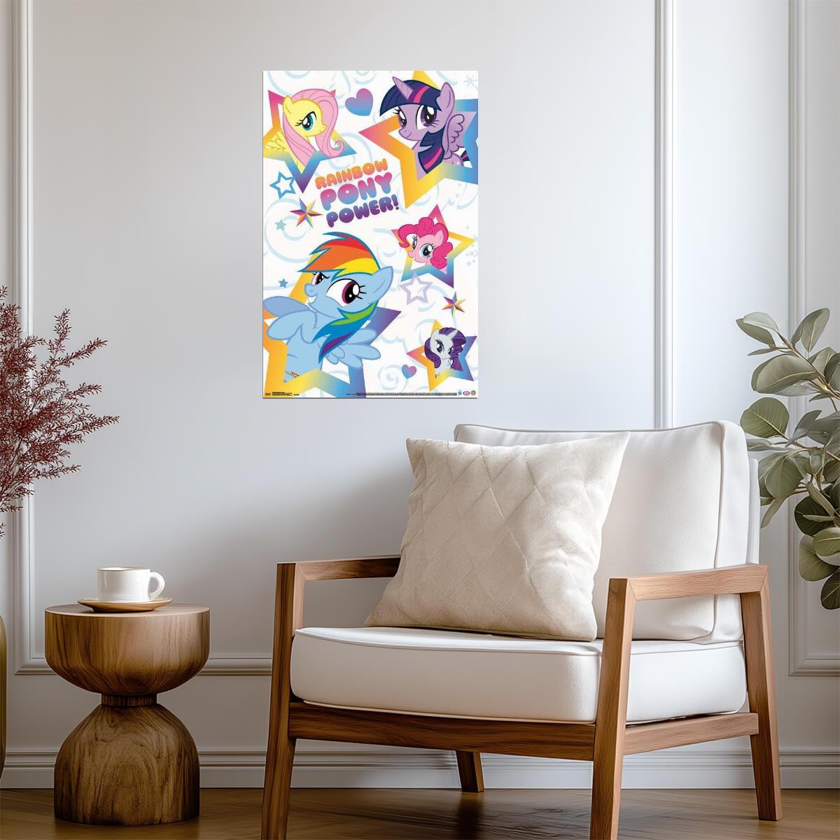 My Little Pony: Friendship Is Magic | Fluttershy Star Power | Kids Cartoon Poster - Movies & TV Poster