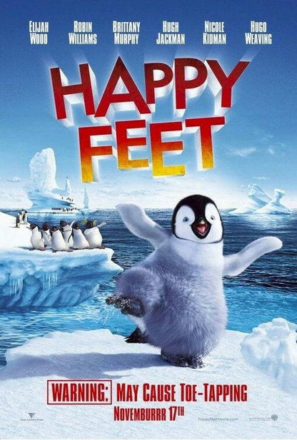 Happy Feet | Mumble the Tapping Penguin | Animated Movie Poster - Movies & TV Poster