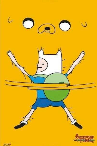 Adventure Time | Finn & Jake Bro Hug | Cartoon Network Friendship Poster - Movies & TV Poster