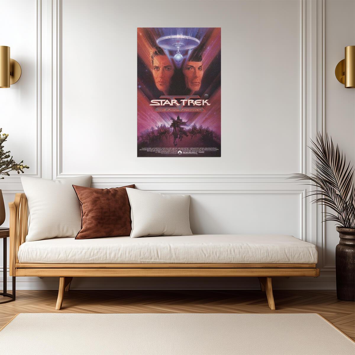 Star Trek V: The Final Frontier | Art by Bob Peak | William Shatner Movie Poster - Movies & TV Poster