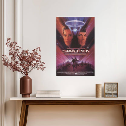 Star Trek V: The Final Frontier | Art by Bob Peak | William Shatner Movie Poster - Movies & TV Poster