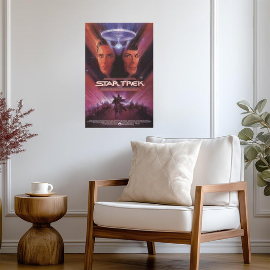 Star Trek V: The Final Frontier | Art by Bob Peak | William Shatner Movie Poster - Movies & TV Poster