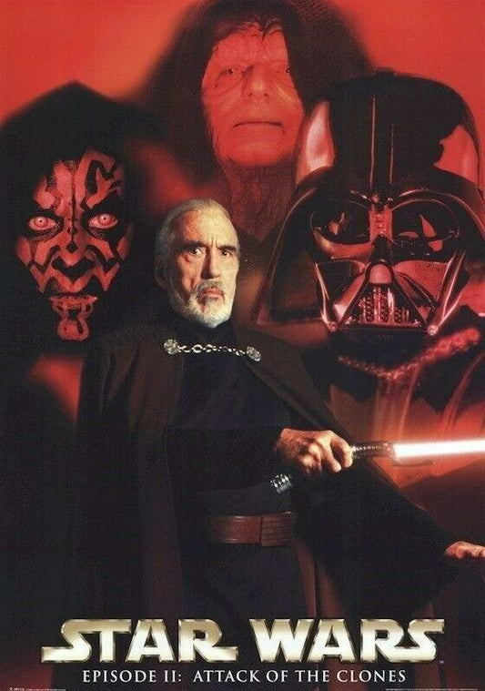 Star Wars: Attack of the Clones | Count Dooku & The Sith Lords | Villain Poster - Movies & TV Poster