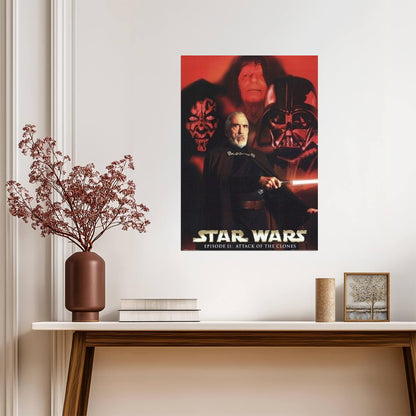 Star Wars: Attack of the Clones | Count Dooku & The Sith Lords | Villain Poster - Movies & TV Poster