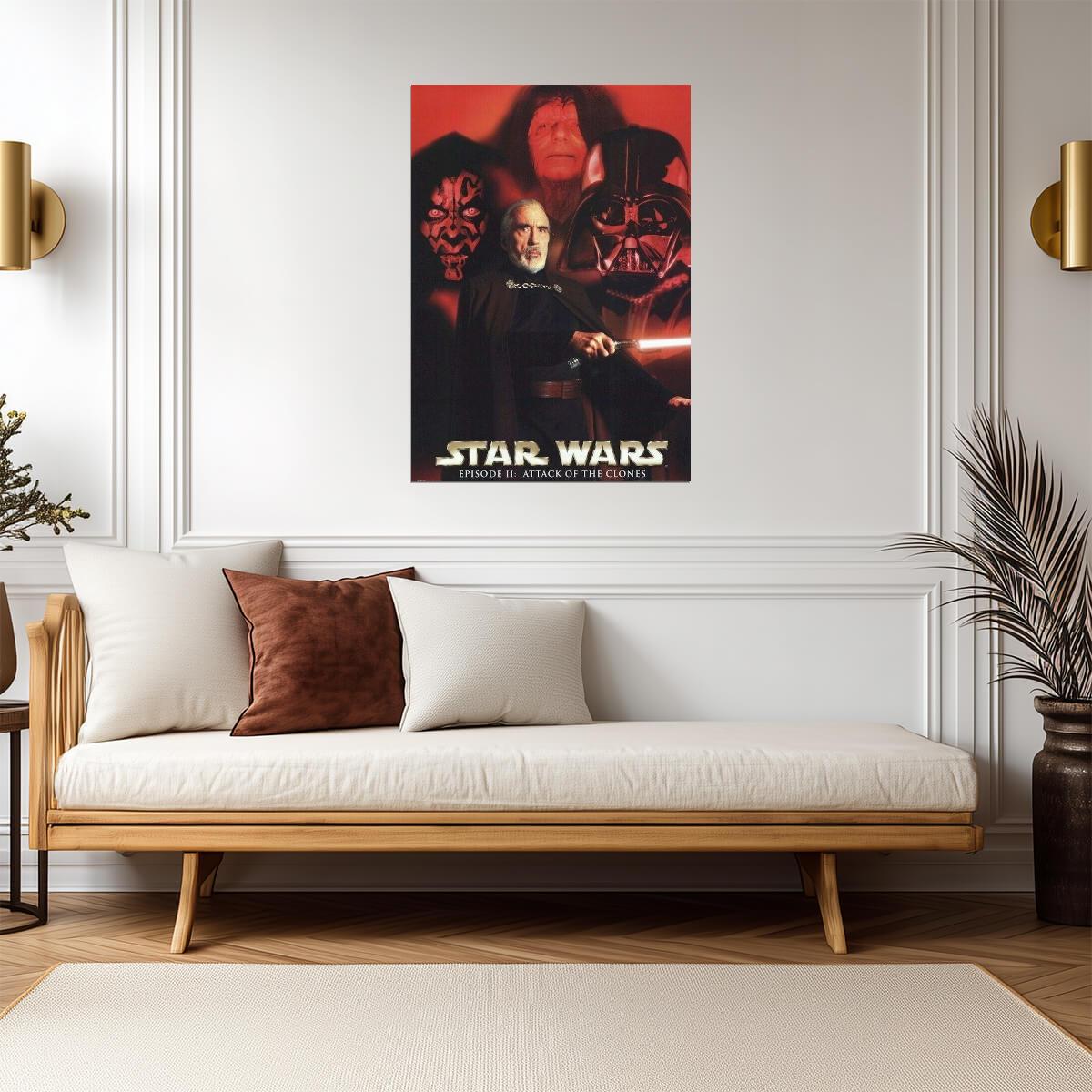 Star Wars: Attack of the Clones | Count Dooku & The Sith Lords | Villain Poster - Movies & TV Poster