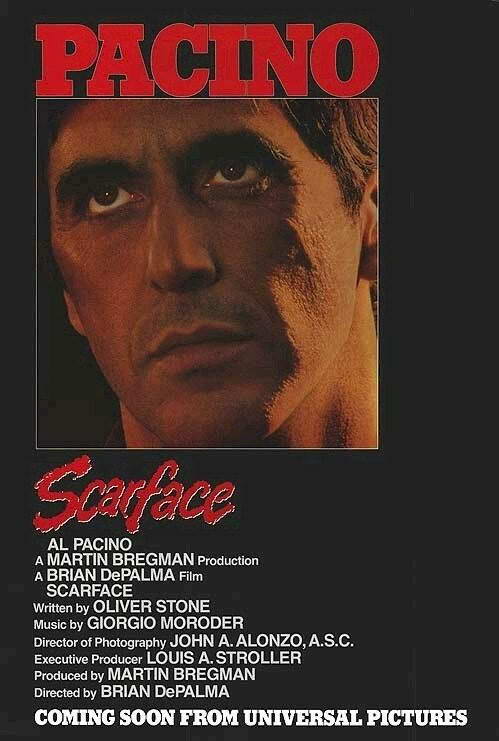 Scarface | Al Pacino as Tony Montana | Classic Gangster Movie Poster - Movies & TV Poster