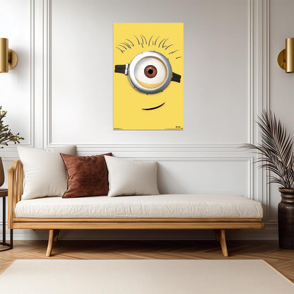 Despicable Me 2 | Close-up Minion Eye | Animated Movie Poster - Movies & TV Poster