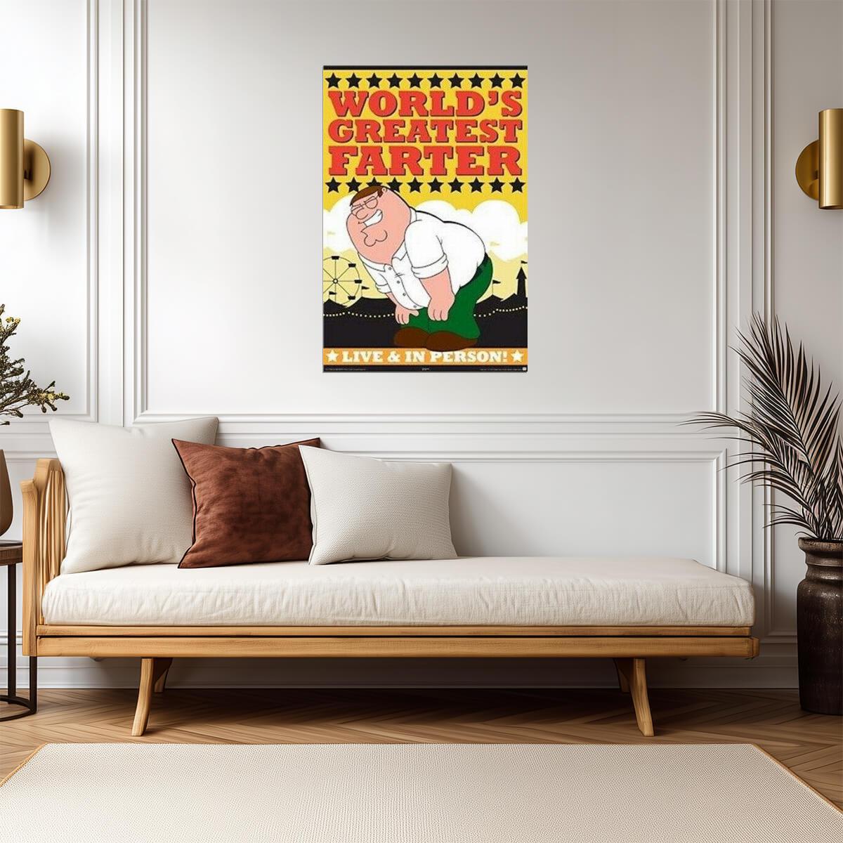 Family Guy | Peter Griffin "World's Greatest Farter" | Funny TV Show Poster - Movies & TV Poster