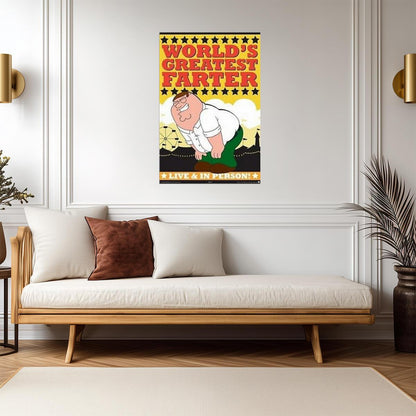 Family Guy | Peter Griffin "World's Greatest Farter" | Funny TV Show Poster - Movies & TV Poster