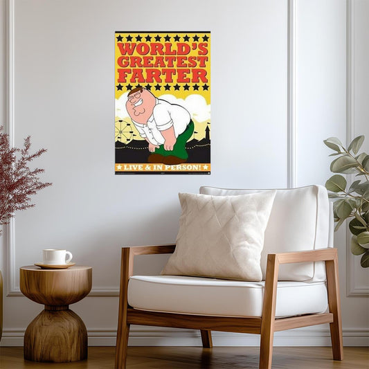 Family Guy | Peter Griffin "World's Greatest Farter" | Funny TV Show Poster - Movies & TV Poster