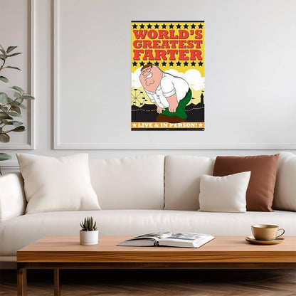 Family Guy | Peter Griffin "World's Greatest Farter" | Funny TV Show Poster - Movies & TV Poster