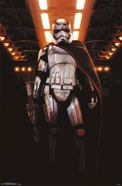 Star Wars: The Force Awakens | Captain Phasma with Cape | Sci-Fi Movie Poster - Movies & TV Poster